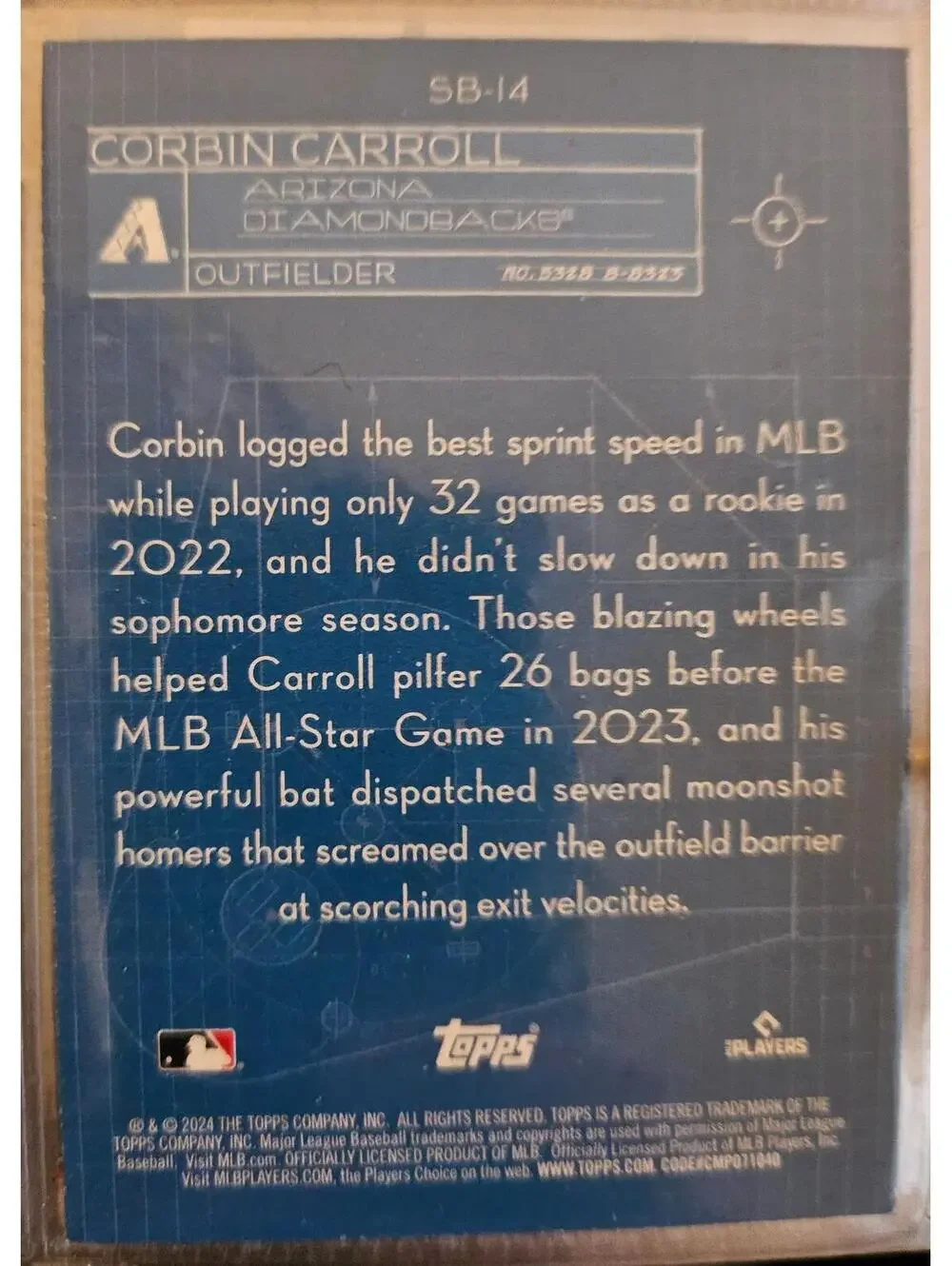 Topps 2024 corbin